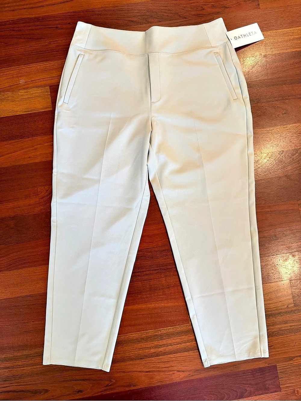 Athleta Endless Pant Straight Leg Recycled Polyester Size 16 NWT